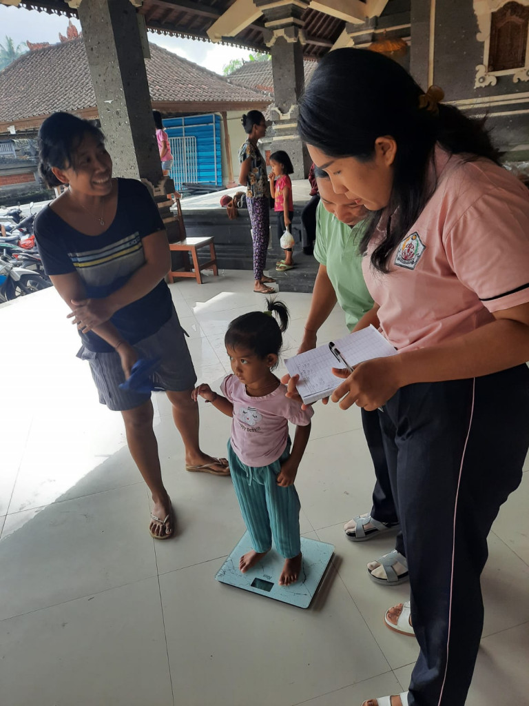 Pelaksanaan Kegiatan Posyandu Balita Banjar Belang - 10 Juli 2024